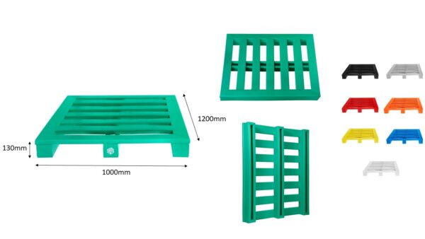 Palete PL03 com Longarina - Verde - Image 2